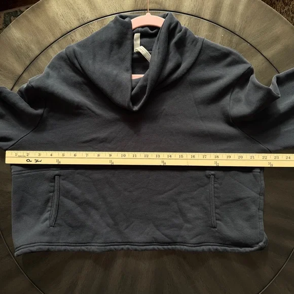 FP Movement Salvation Bell Sleeve Turtleneck, Navy - Picture 8 of 9